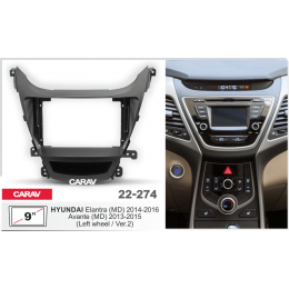 Carav 22-274: 9" HYUNDAI Elantra (MD) 2014-2016, Avante (MD) 2013-2015