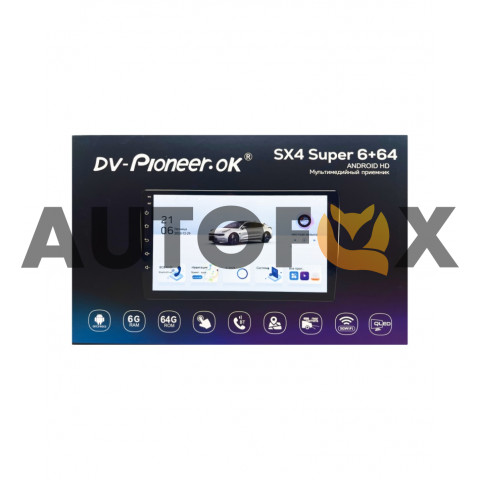 DV-Pioneer SX 4: 9" SUPER (3+32Gb) 4ядра\Qled