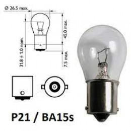 Philips P-12498CP P21W (BA15s) 12V/21W 1-контакт