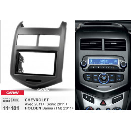 Carav 11-181: 2 DIN CHEVROLET Aveo, Sonic 2011+ / HOLDEN Barina (TM) 